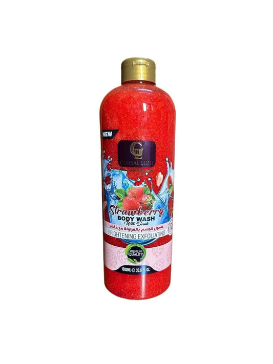 Strawberry Body Wash with Scrub